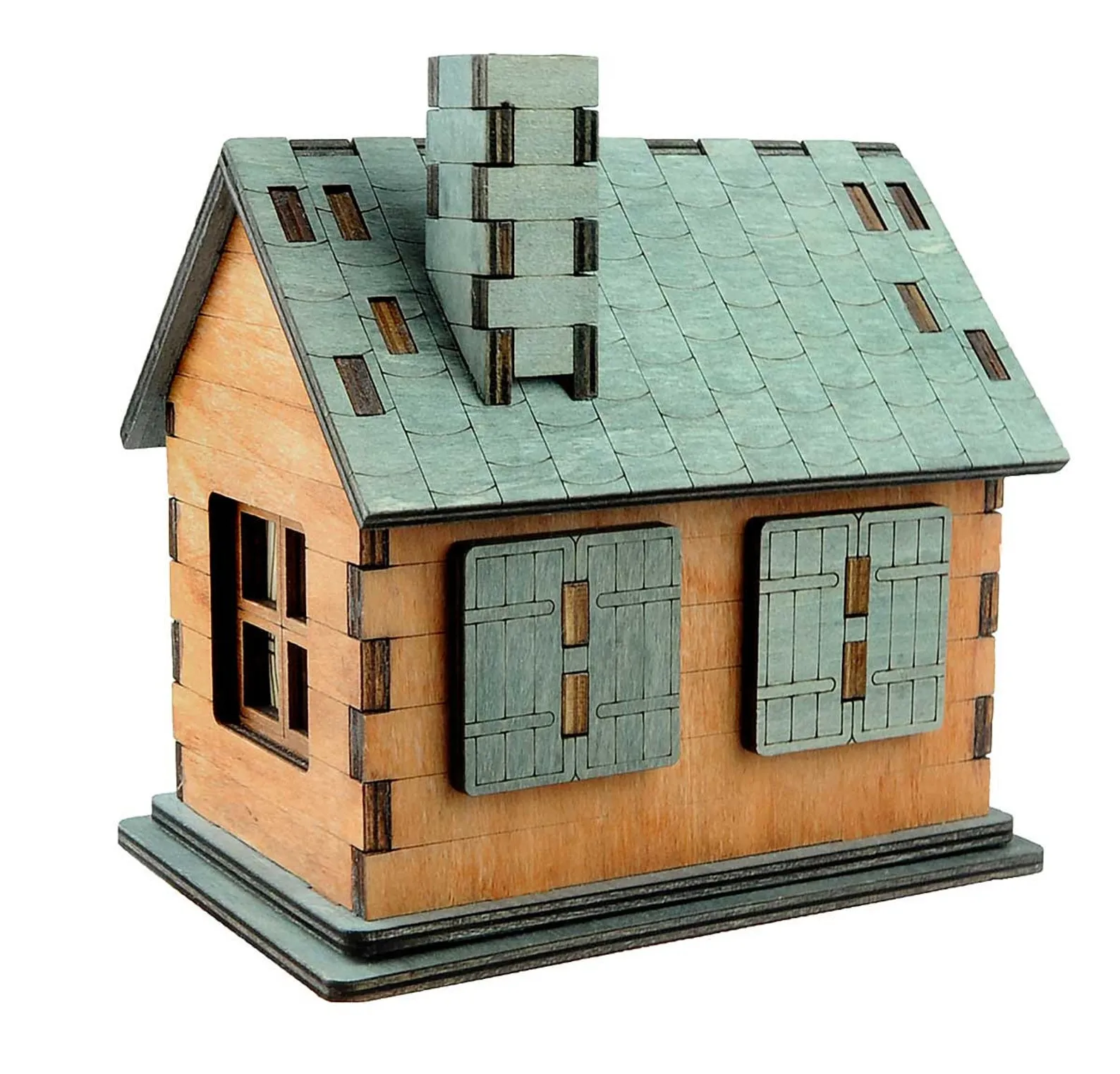 Da Vinci House - Secret Box - Wooden Brain Teaser - Difficulty 4/6 Extreme - Leonardo da Vinci Collection - Image 3