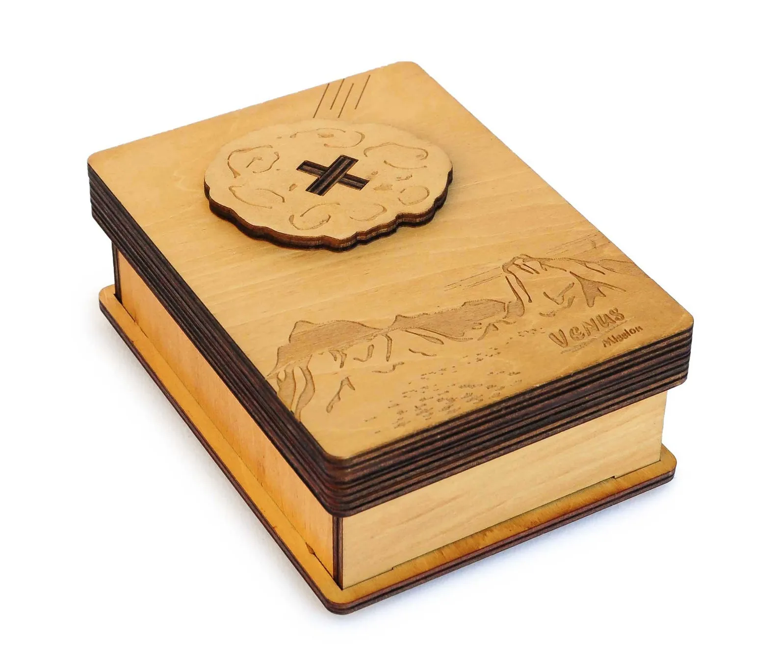 The Venus Mission - Wooden Brain Teaser - Secret Box - Difficulty 5/6 Incredible - Star Adventures Series - Image 2