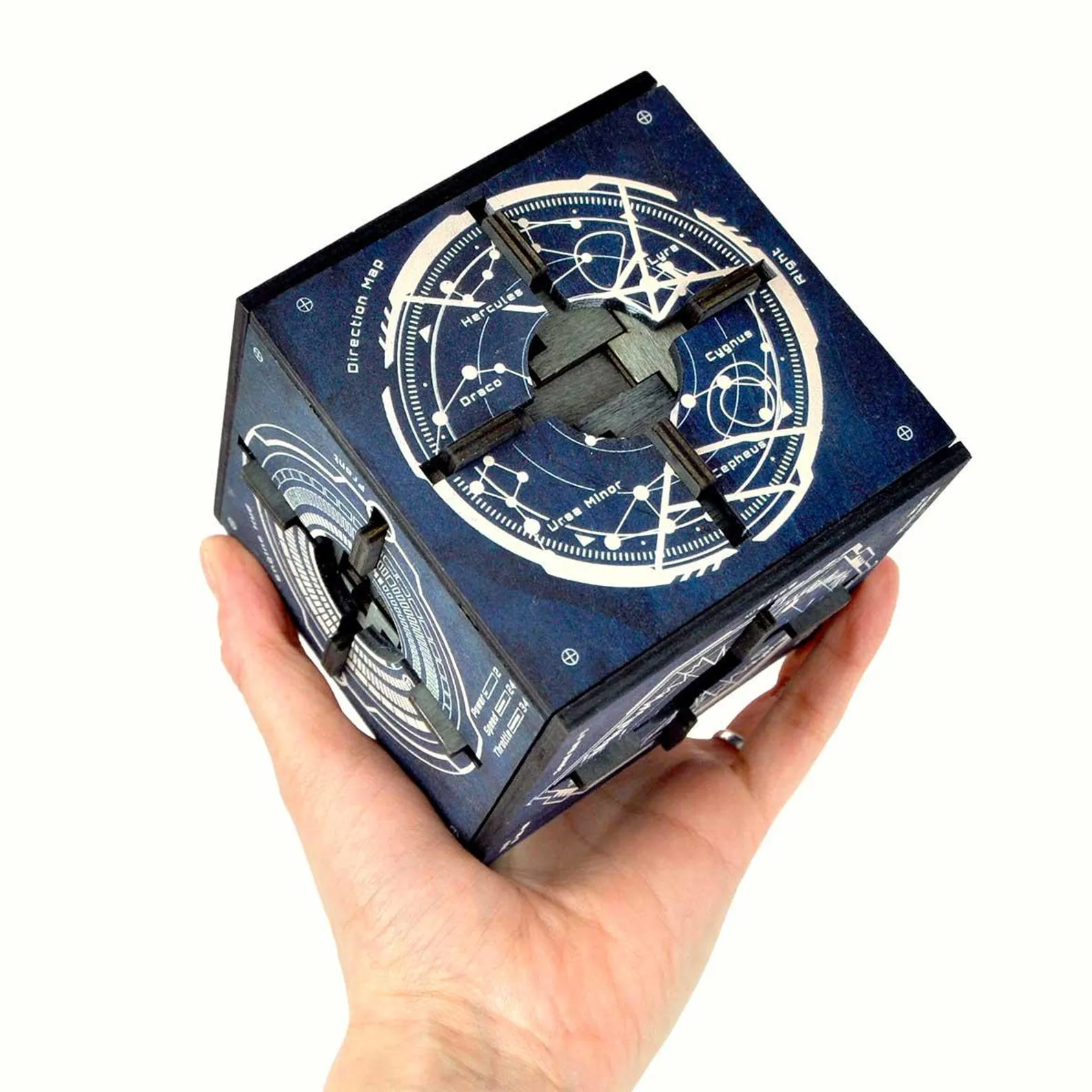 Vega - Wooden Brain Teaser - Secret Box - Difficulty 6/6 Expert - Star Adventures Series - Image 2