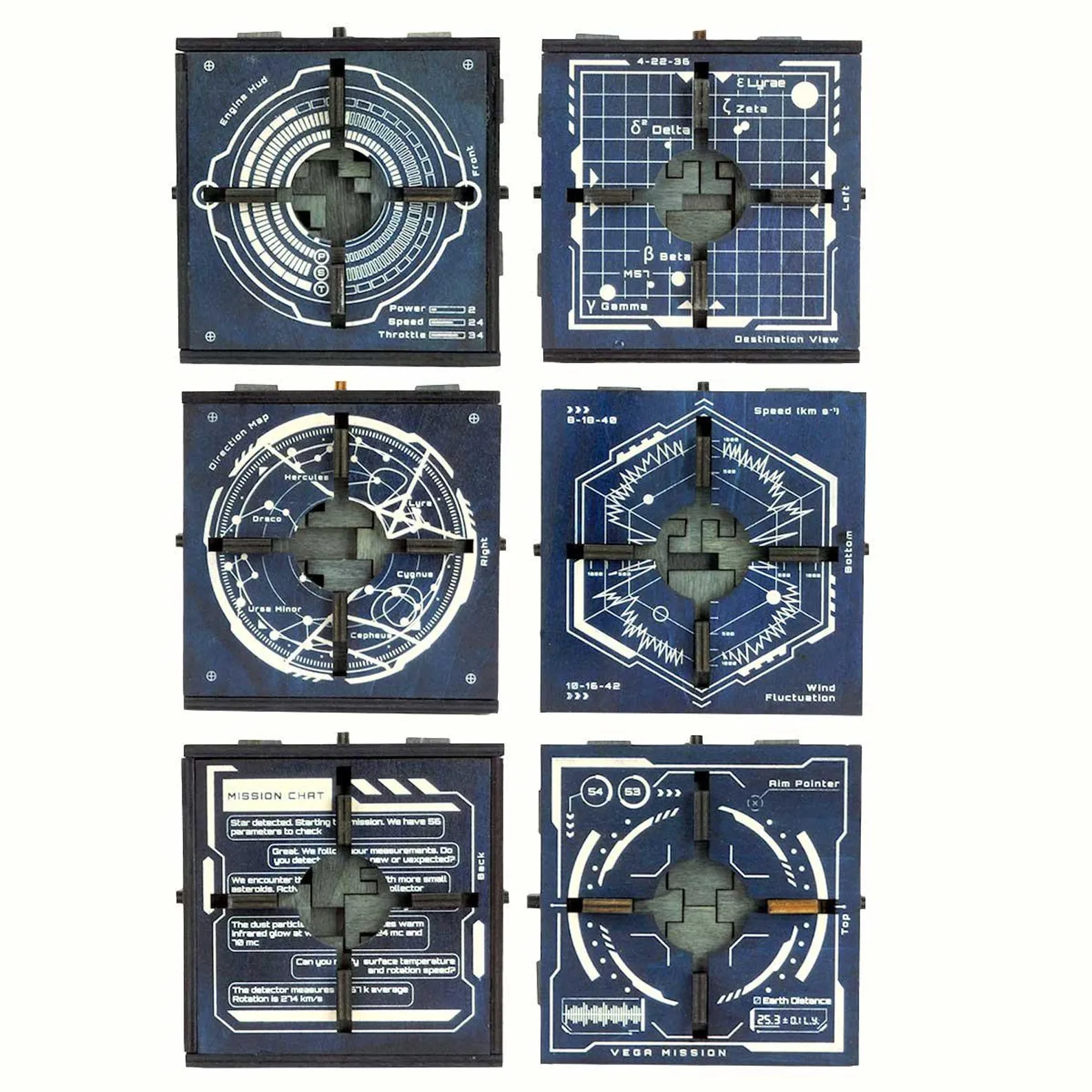 Vega - Wooden Brain Teaser - Secret Box - Difficulty 6/6 Expert - Star Adventures Series - Image 3