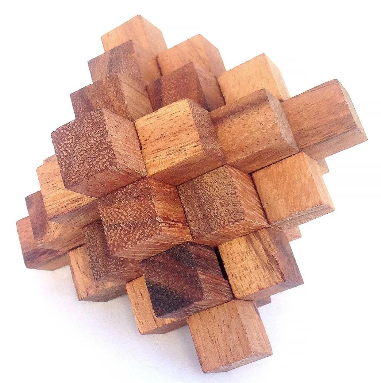 Shooting star 19 pc - 3D Wooden Brain Teaser - Difficulty 4/6 Extreme - Leonardo da Vinci Collection